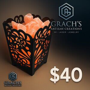 Rose Quartz Basket Lamp